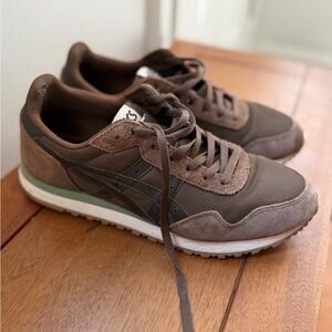 ASICS Tiger Runner II Brown Suede Sneakers Men’s Size 11